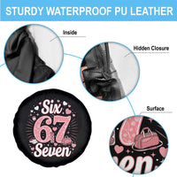 Funny Six Seven Tennis Meme Spare Tire Cover Gen Z Valentine - Wonder Print Shop