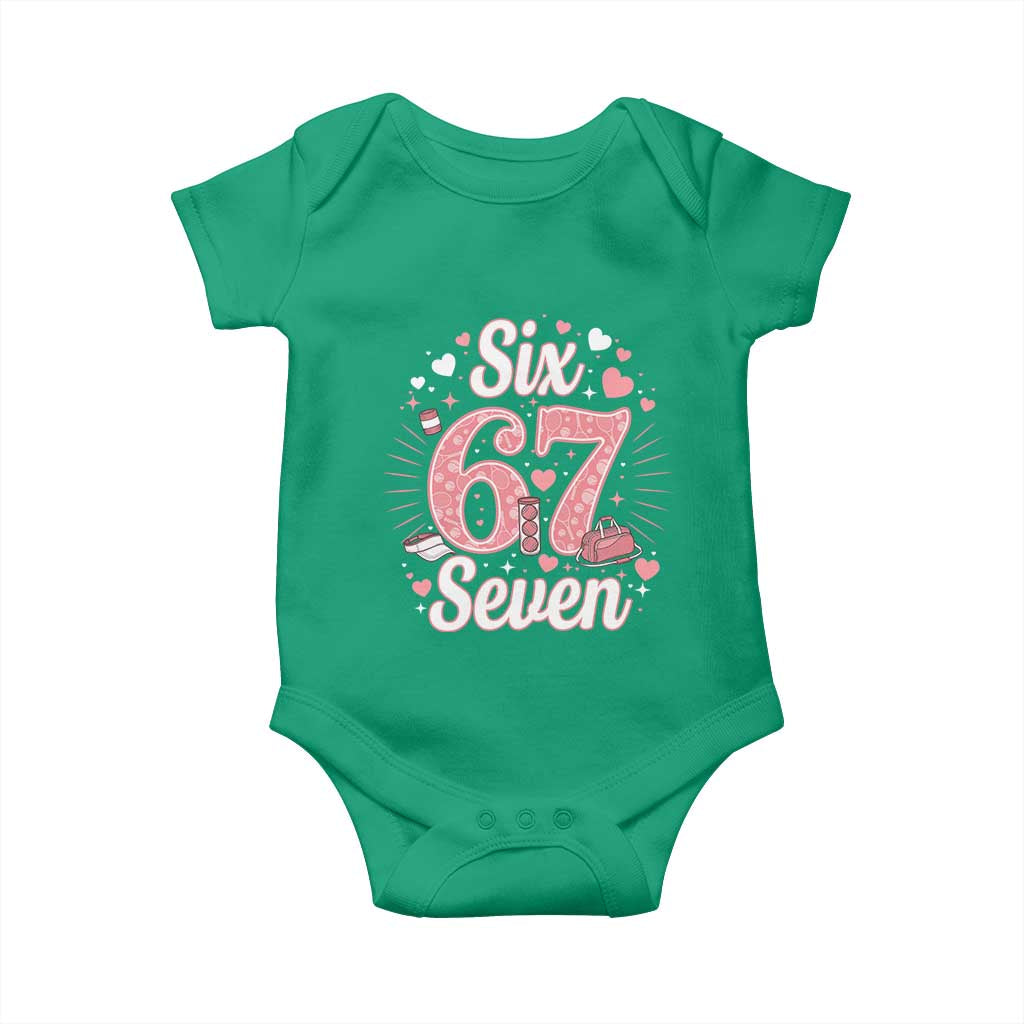 Funny Six Seven Tennis Meme Baby Onesie Gen Z Valentine - Wonder Print Shop
