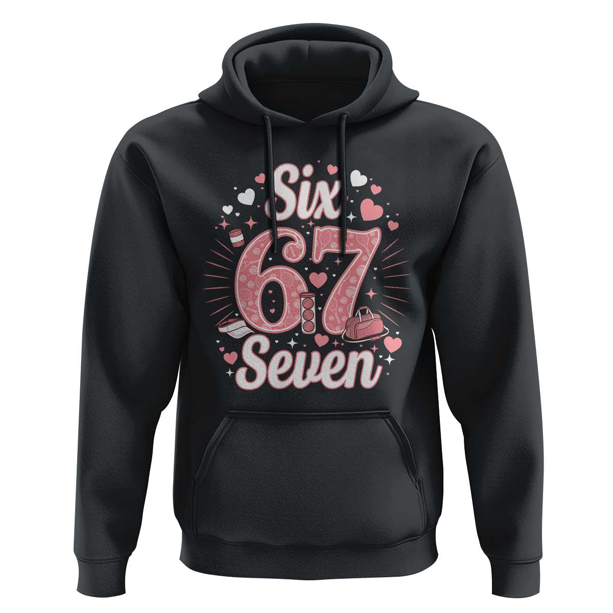 Funny Six Seven Tennis Meme Hoodie Gen Z Valentine - Wonder Print Shop