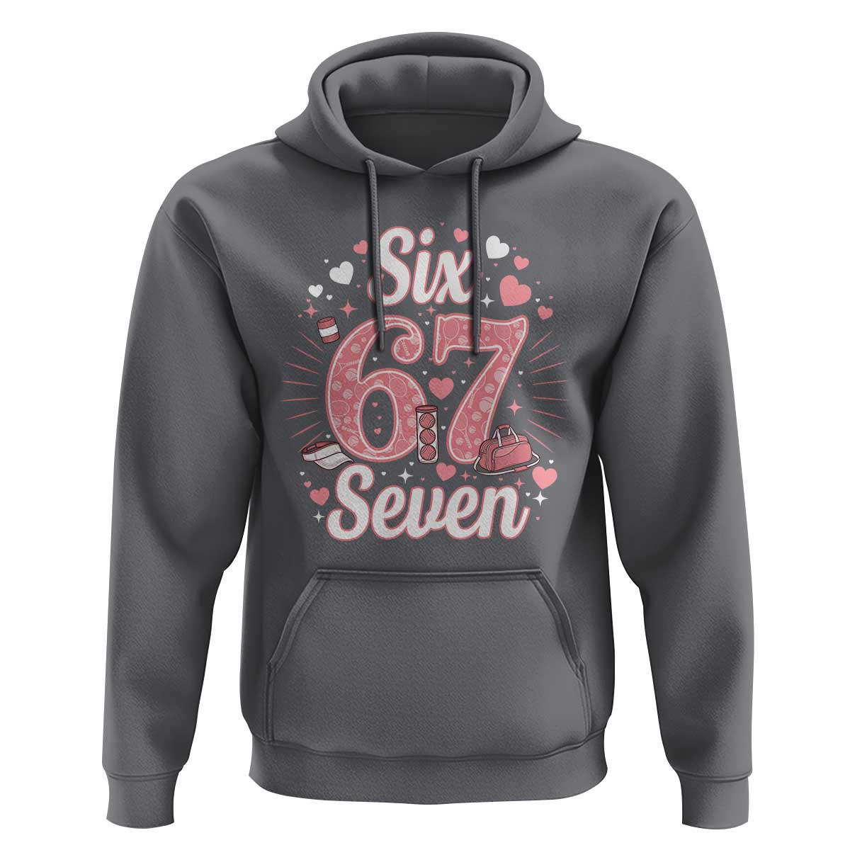 Funny Six Seven Tennis Meme Hoodie Gen Z Valentine - Wonder Print Shop