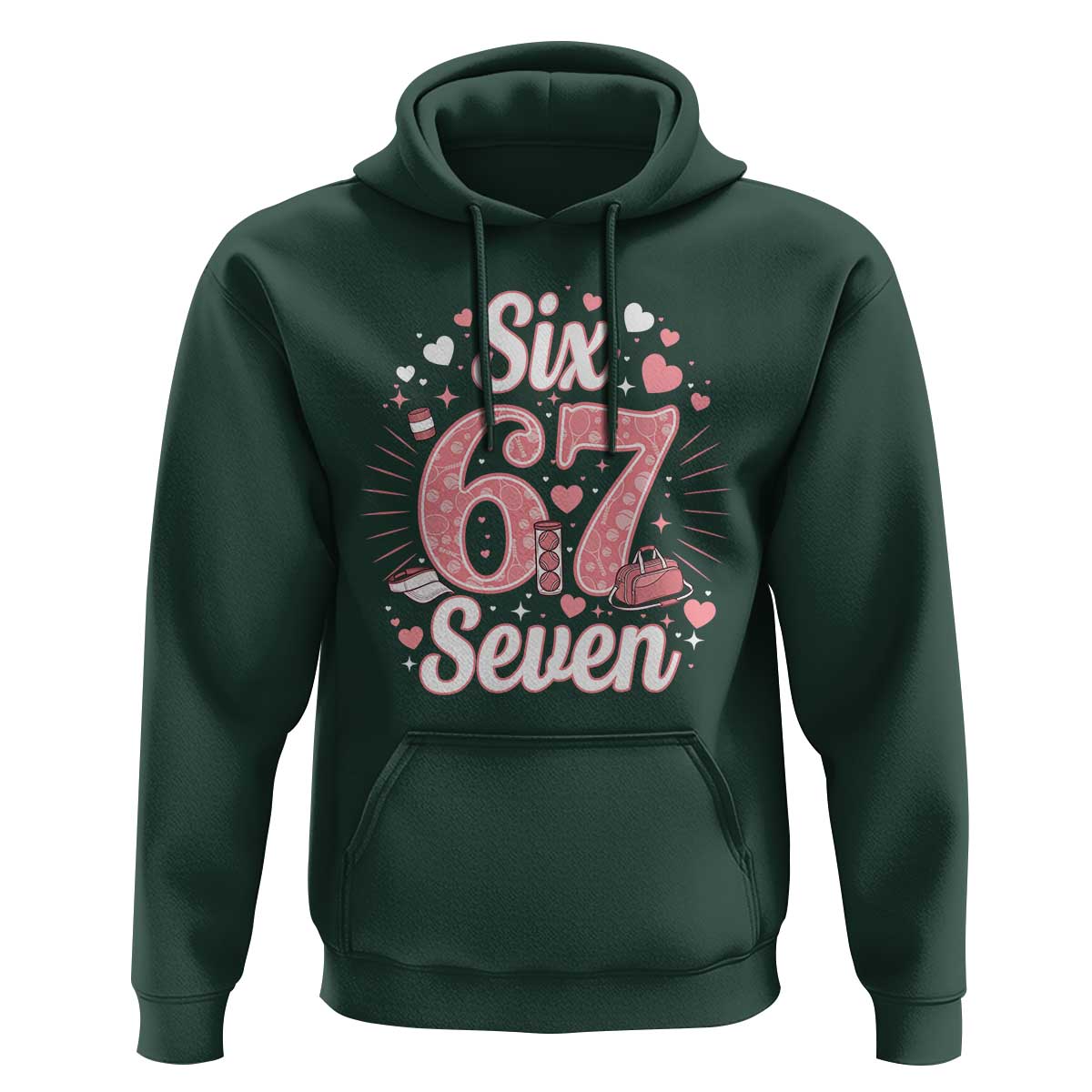 Funny Six Seven Tennis Meme Hoodie Gen Z Valentine - Wonder Print Shop