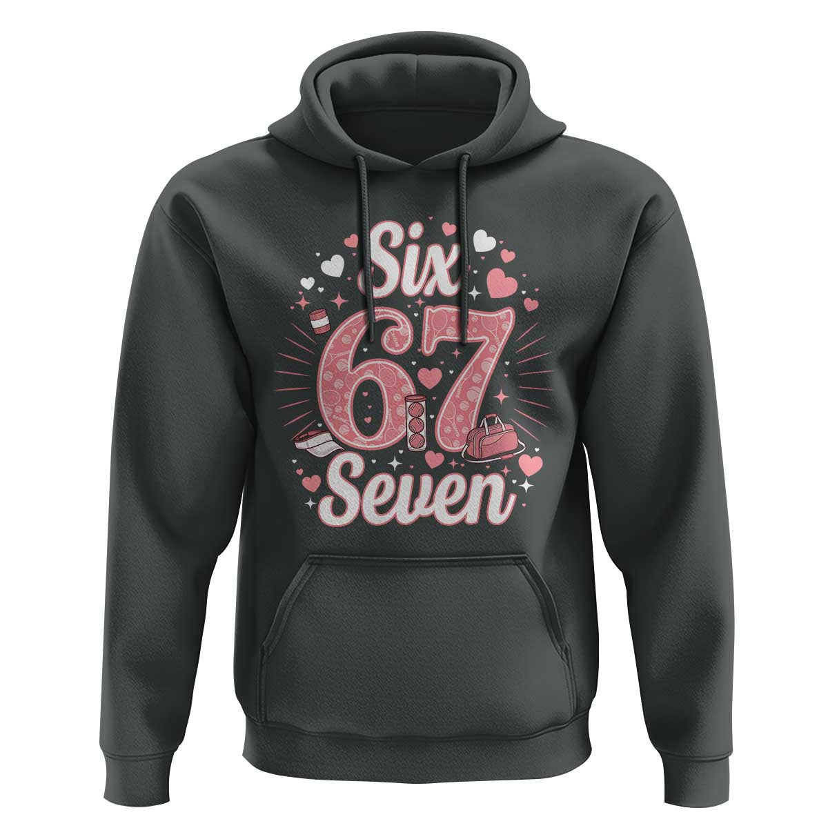 Funny Six Seven Tennis Meme Hoodie Gen Z Valentine - Wonder Print Shop