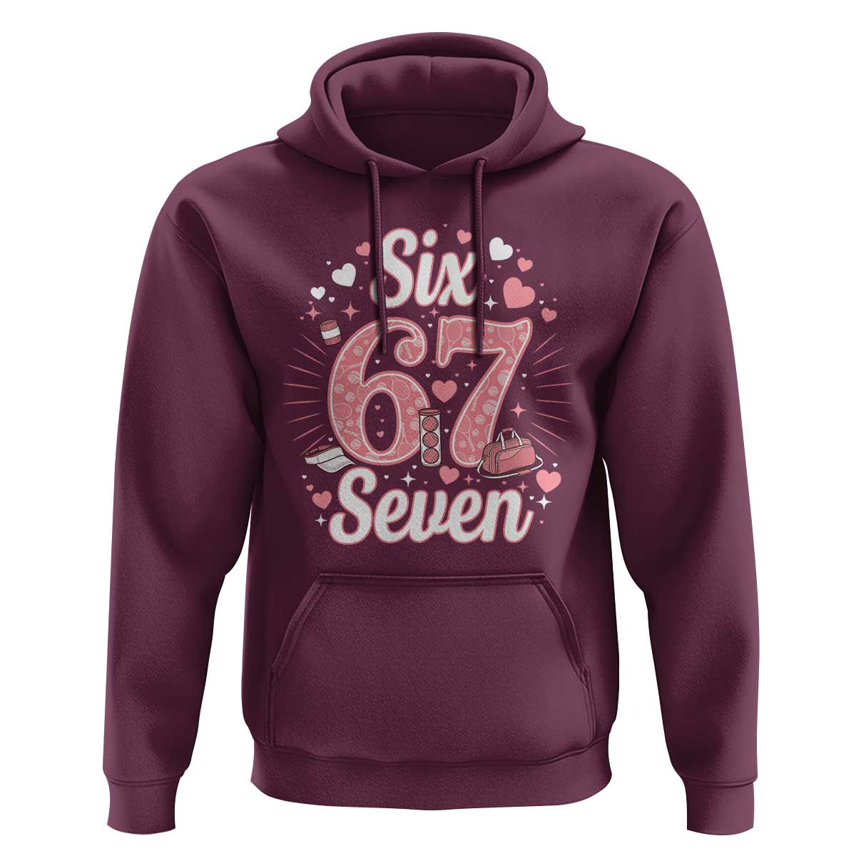 Funny Six Seven Tennis Meme Hoodie Gen Z Valentine - Wonder Print Shop