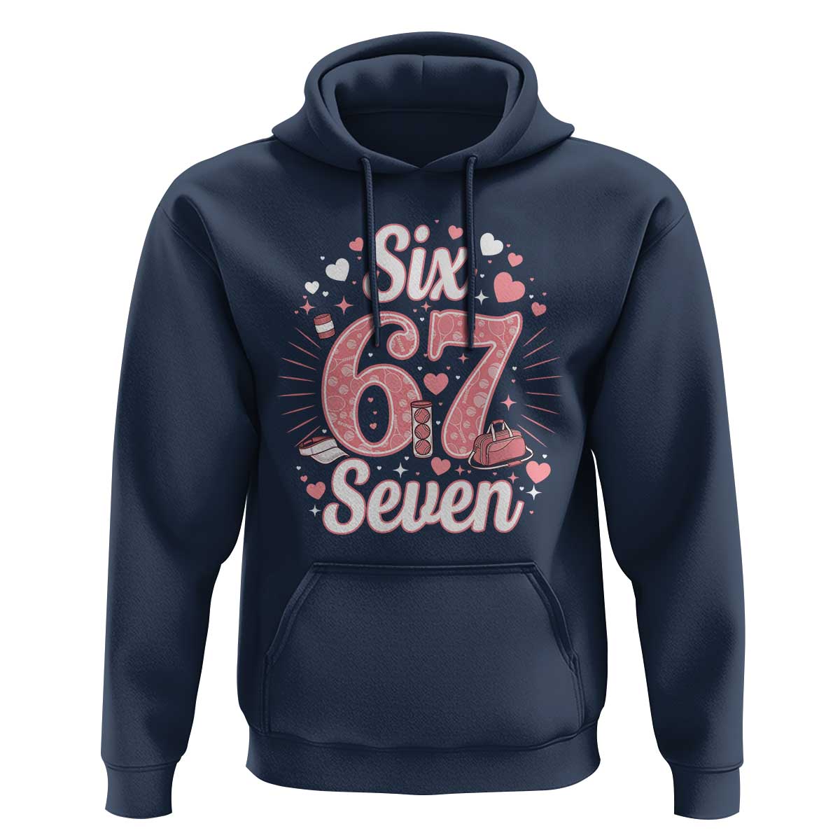 Funny Six Seven Tennis Meme Hoodie Gen Z Valentine - Wonder Print Shop