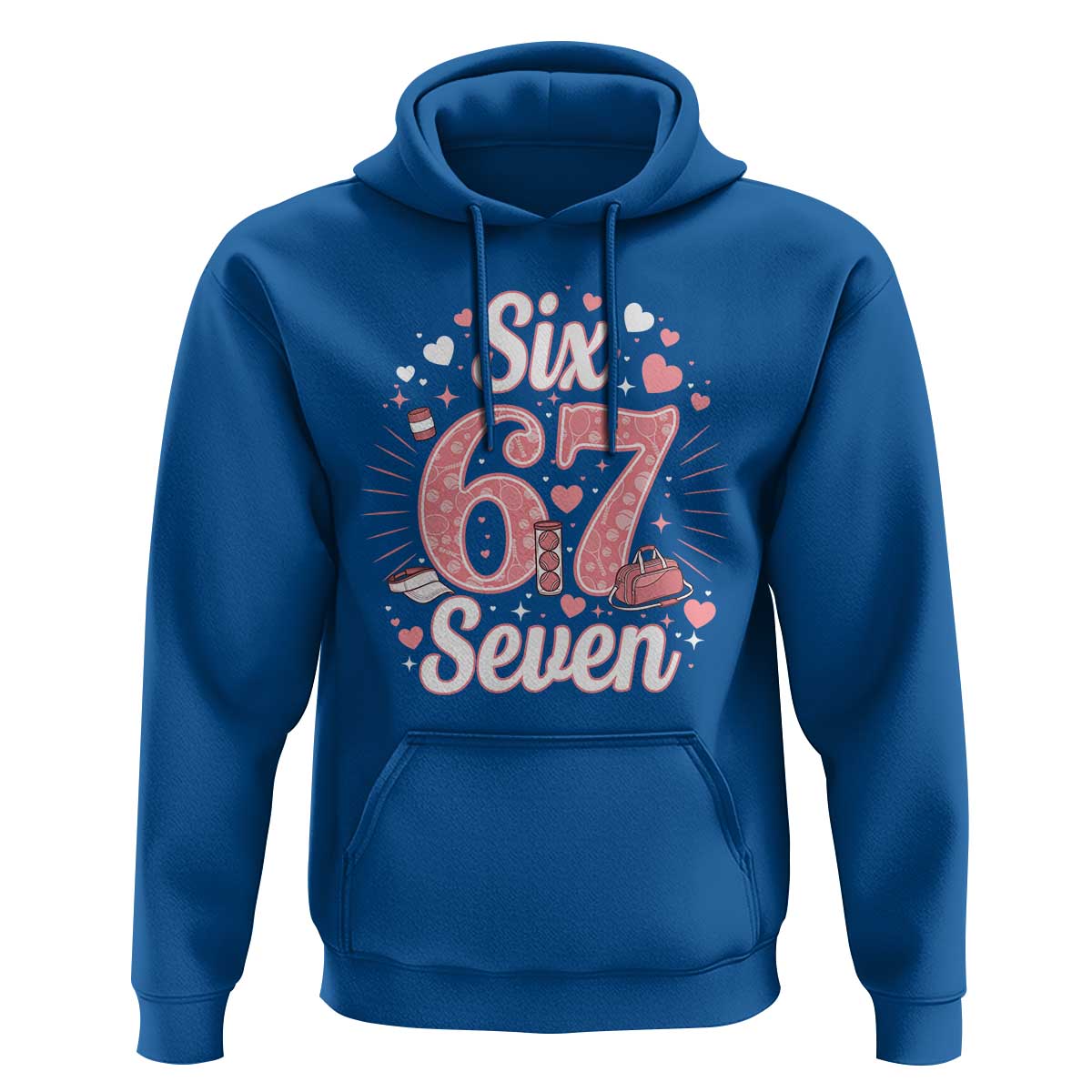 Funny Six Seven Tennis Meme Hoodie Gen Z Valentine - Wonder Print Shop