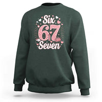 Funny Six Seven Tennis Meme Sweatshirt Gen Z Valentine - Wonder Print Shop
