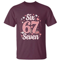 Funny Six Seven Tennis Meme T Shirt Gen Z Valentine - Wonder Print Shop