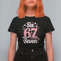 Funny Six Seven Tennis Meme T Shirt For Women Gen Z Valentine - Wonder Print Shop