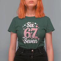 Funny Six Seven Tennis Meme T Shirt For Women Gen Z Valentine - Wonder Print Shop
