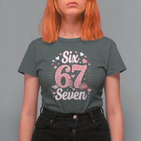 Funny Six Seven Tennis Meme T Shirt For Women Gen Z Valentine - Wonder Print Shop