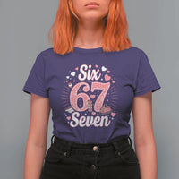 Funny Six Seven Tennis Meme T Shirt For Women Gen Z Valentine - Wonder Print Shop