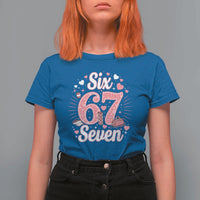 Funny Six Seven Tennis Meme T Shirt For Women Gen Z Valentine - Wonder Print Shop