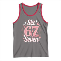 Funny Six Seven Tennis Meme Tank Top Gen Z Valentine - Wonder Print Shop