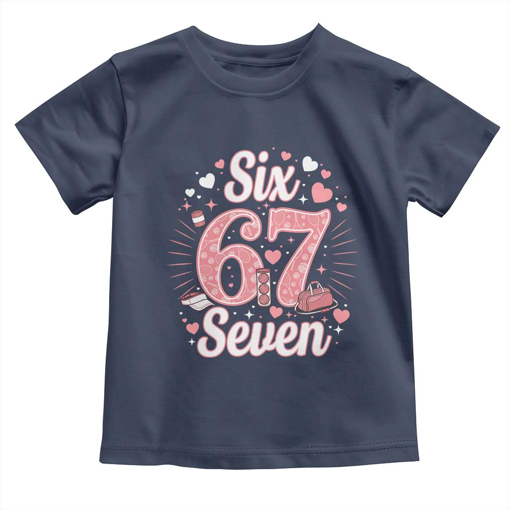 Funny Six Seven Tennis Meme Toddler T Shirt Gen Z Valentine - Wonder Print Shop