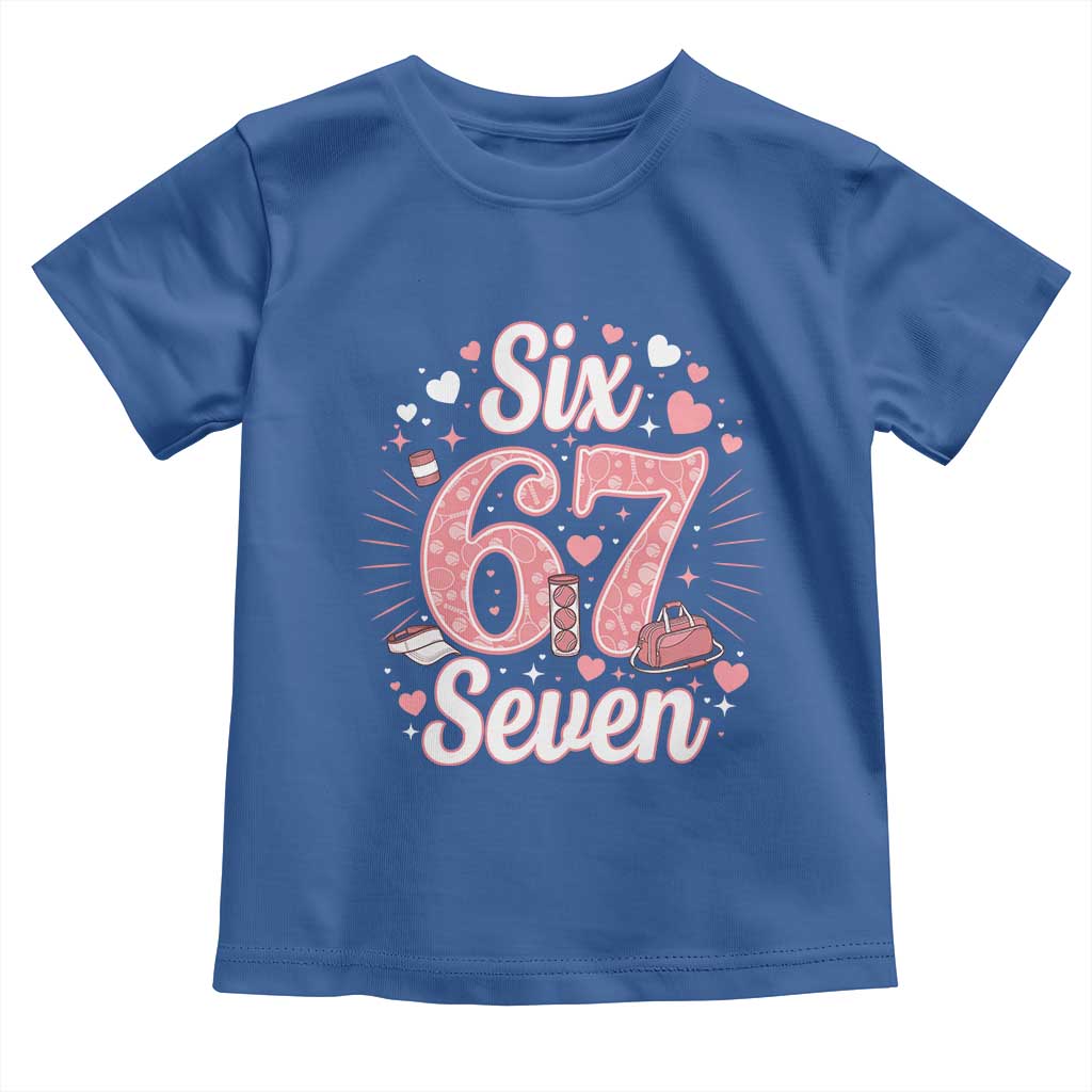 Funny Six Seven Tennis Meme Toddler T Shirt Gen Z Valentine - Wonder Print Shop