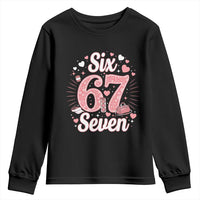 Funny Six Seven Tennis Meme Youth Sweatshirt Gen Z Valentine - Wonder Print Shop