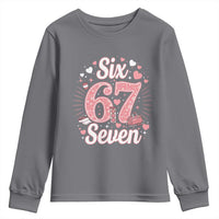 Funny Six Seven Tennis Meme Youth Sweatshirt Gen Z Valentine - Wonder Print Shop