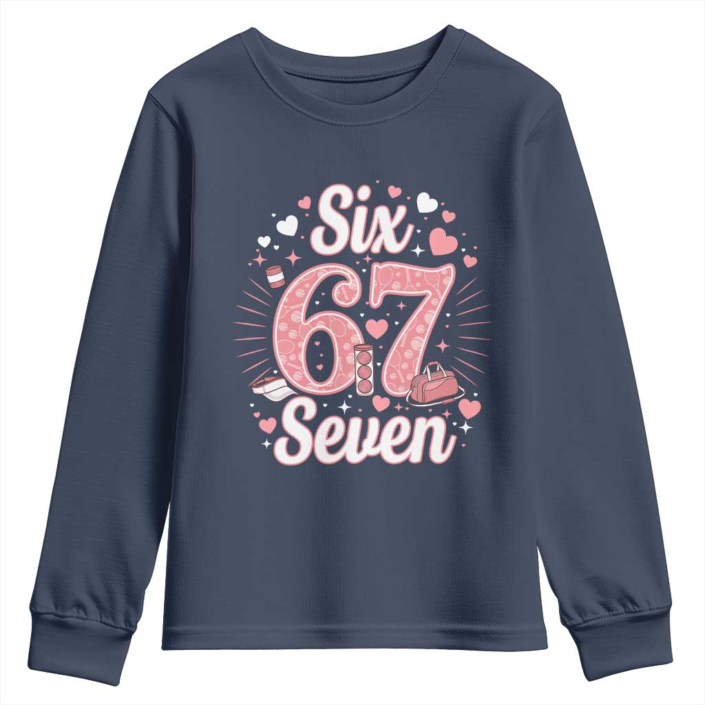 Funny Six Seven Tennis Meme Youth Sweatshirt Gen Z Valentine - Wonder Print Shop