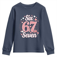 Funny Six Seven Tennis Meme Youth Sweatshirt Gen Z Valentine - Wonder Print Shop