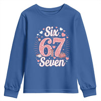 Funny Six Seven Tennis Meme Youth Sweatshirt Gen Z Valentine - Wonder Print Shop