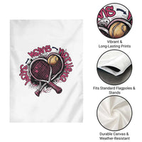 Love Means Nothing Garden Flag Tennis Lovers - Wonder Print Shop