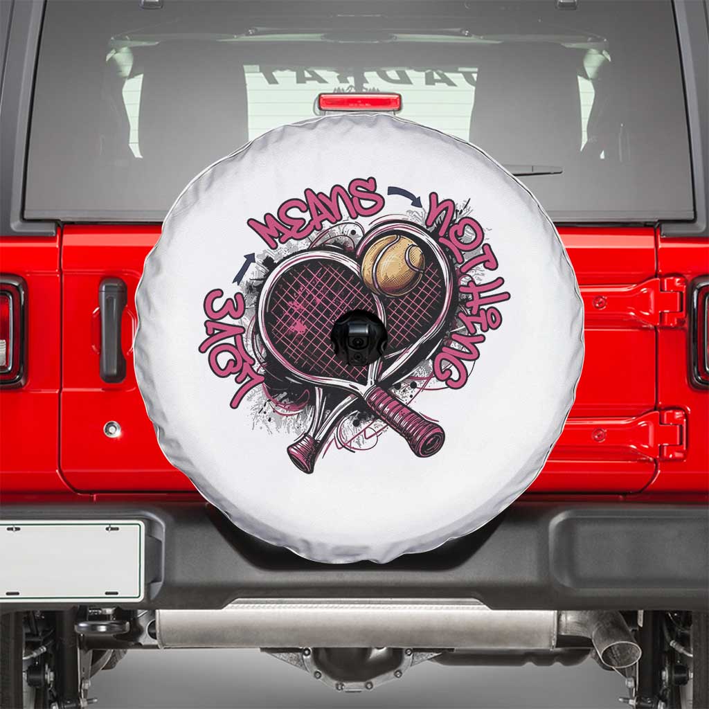 Love Means Nothing Spare Tire Cover Tennis Lovers - Wonder Print Shop