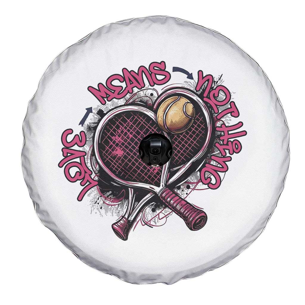 Love Means Nothing Spare Tire Cover Tennis Lovers - Wonder Print Shop