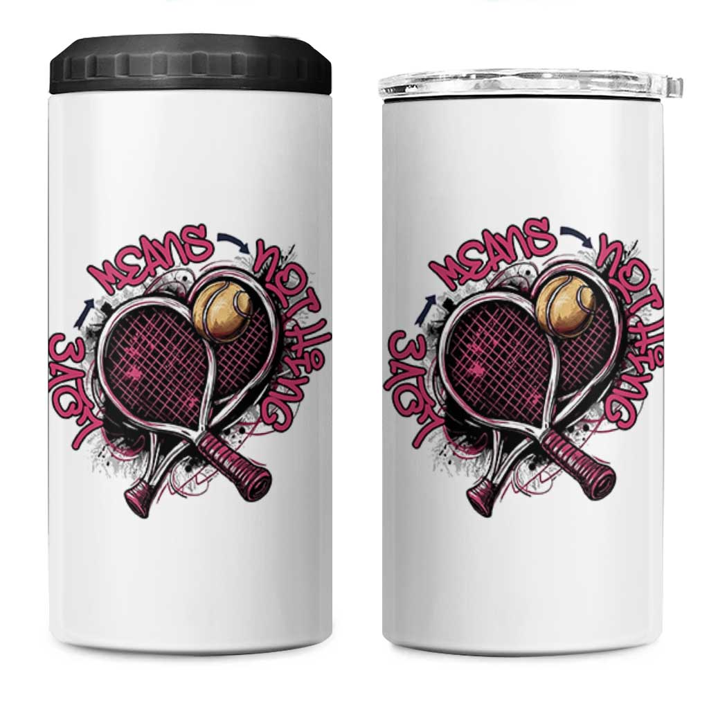 Love Means Nothing 4 in 1 Can Cooler Tumbler Tennis Lovers - Wonder Print Shop