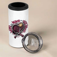 Love Means Nothing 4 in 1 Can Cooler Tumbler Tennis Lovers - Wonder Print Shop