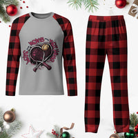 Love Means Nothing Plaid Pajama Set Tennis Lovers - Wonder Print Shop