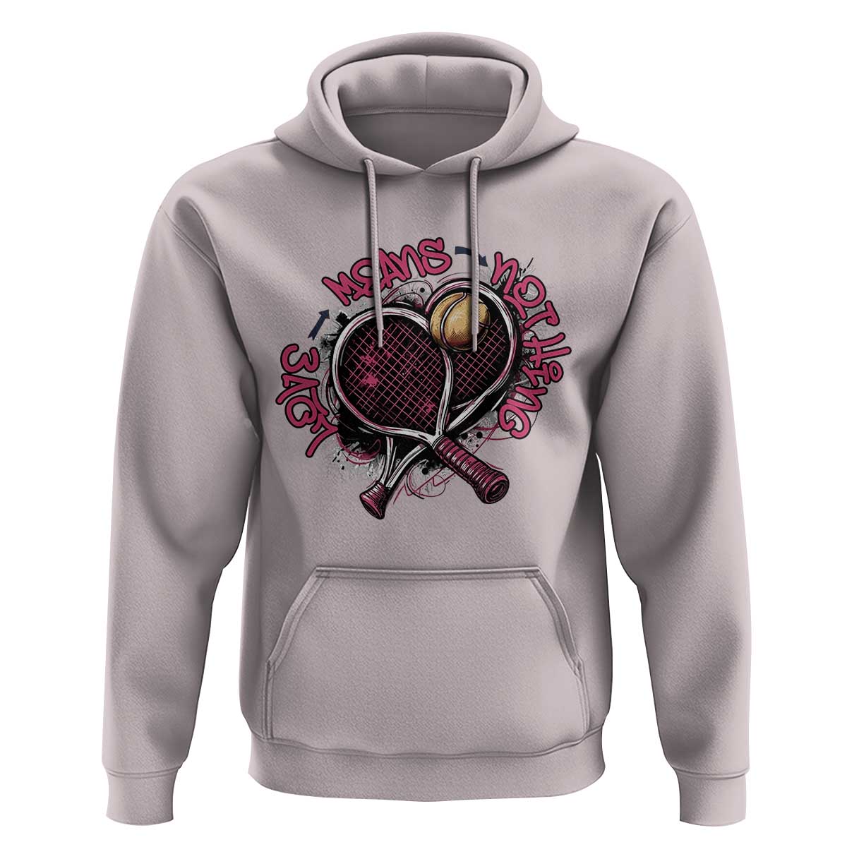 Love Means Nothing Hoodie Tennis Lovers - Wonder Print Shop