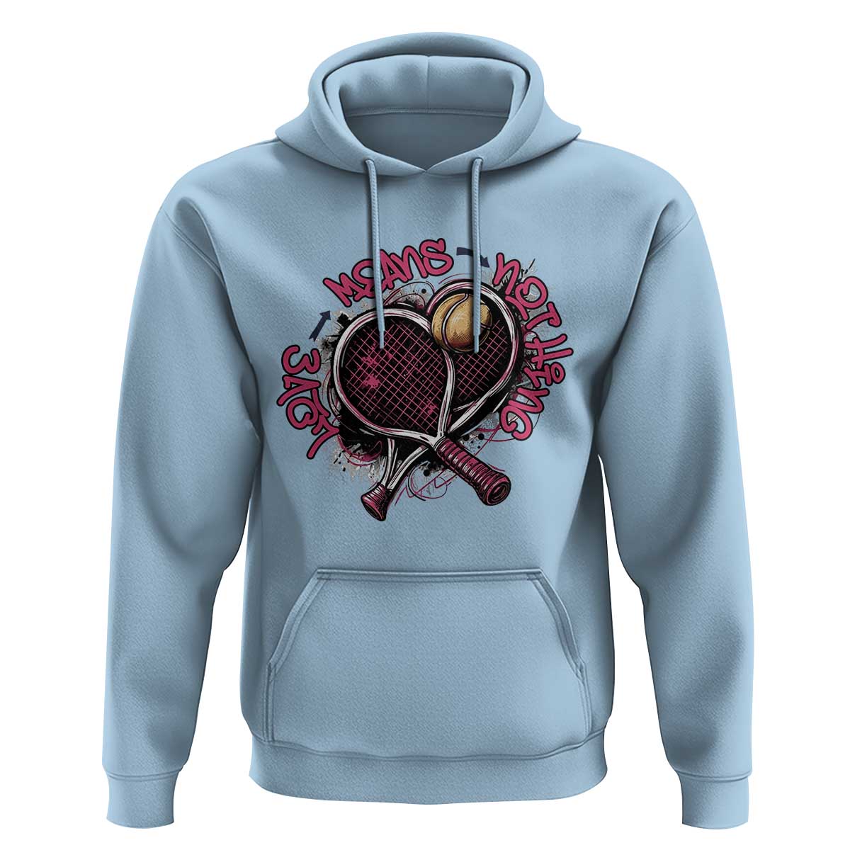 Love Means Nothing Hoodie Tennis Lovers - Wonder Print Shop