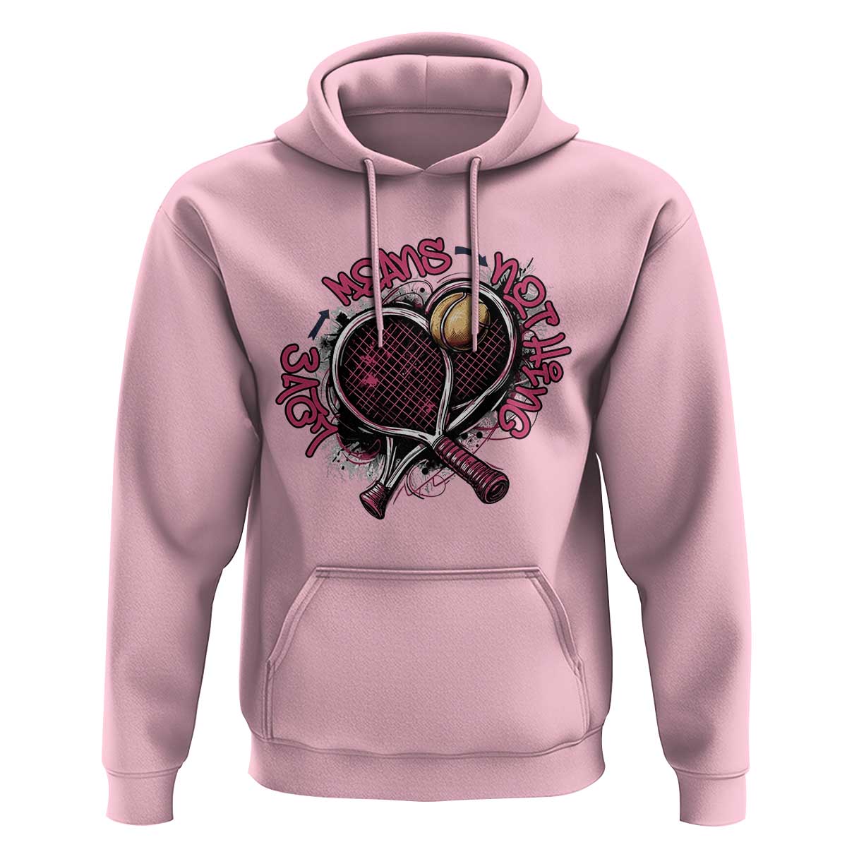 Love Means Nothing Hoodie Tennis Lovers - Wonder Print Shop