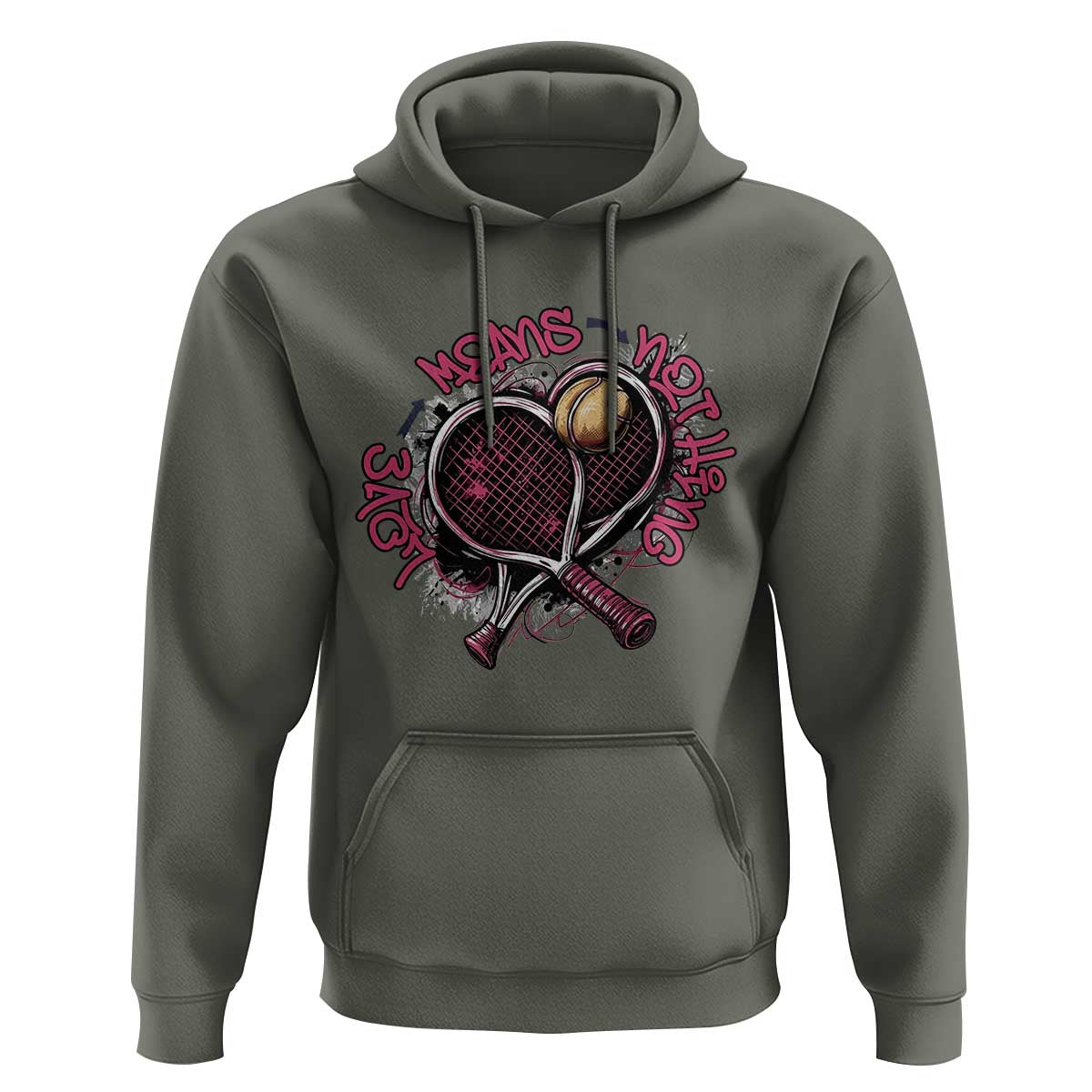 Love Means Nothing Hoodie Tennis Lovers - Wonder Print Shop