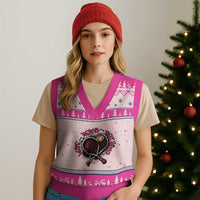 Love Means Nothing V-Neck Knit Sweater Vest Tennis Lovers - Wonder Print Shop