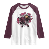 Love Means Nothing Raglan Shirt Tennis Lovers - Wonder Print Shop