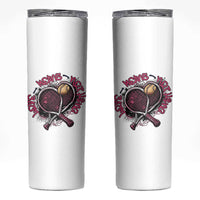 Love Means Nothing Skinny Tumbler Tennis Lovers - Wonder Print Shop