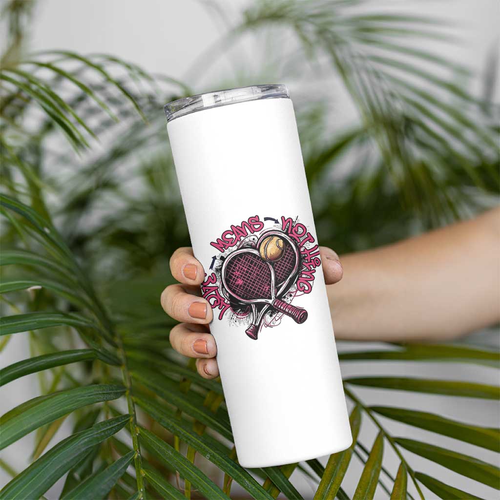 Love Means Nothing Skinny Tumbler Tennis Lovers - Wonder Print Shop