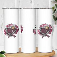 Love Means Nothing Skinny Tumbler Tennis Lovers - Wonder Print Shop