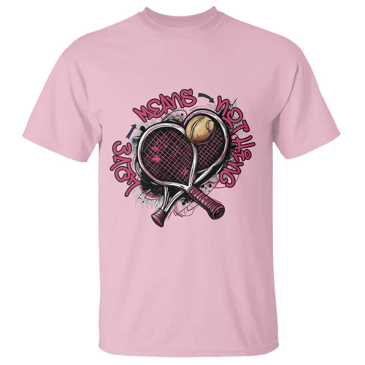 Love Means Nothing T Shirt Tennis Lovers - Wonder Print Shop