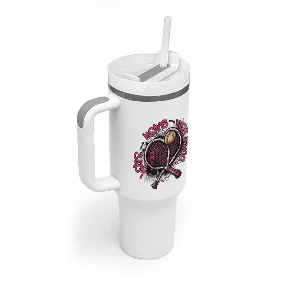 Love Means Nothing Tumbler With Handle Tennis Lovers - Wonder Print Shop