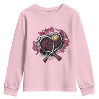 Love Means Nothing Youth Sweatshirt Tennis Lovers - Wonder Print Shop