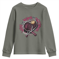 Love Means Nothing Youth Sweatshirt Tennis Lovers - Wonder Print Shop