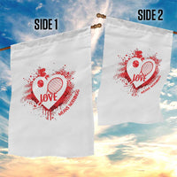 Love Means Nothing To A Tennis Player Garden Flag Valentines Day Gift - Wonder Print Shop