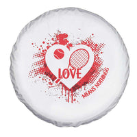 Love Means Nothing To A Tennis Player Spare Tire Cover Valentines Day Gift - Wonder Print Shop