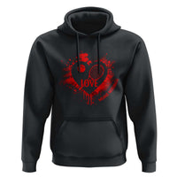 Love Means Nothing To A Tennis Player Hoodie Valentines Day Gift - Wonder Print Shop