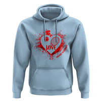 Love Means Nothing To A Tennis Player Hoodie Valentines Day Gift - Wonder Print Shop