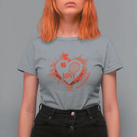 Love Means Nothing To A Tennis Player T Shirt For Women Valentines Day Gift - Wonder Print Shop
