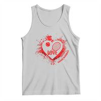 Love Means Nothing To A Tennis Player Tank Top Valentines Day Gift - Wonder Print Shop