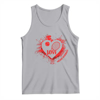 Love Means Nothing To A Tennis Player Tank Top Valentines Day Gift - Wonder Print Shop